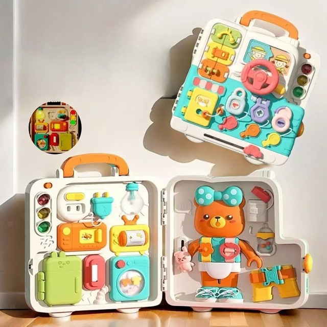 Бізіборд для сенсорного розвитку