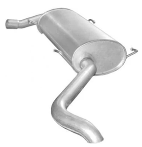 Глушник Citroen Jumper 06- Polmostrow задній (2.2 D)