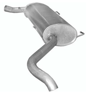 Глушник Citroen Jumper 06-14 Polmostrow задній (3.0 D)