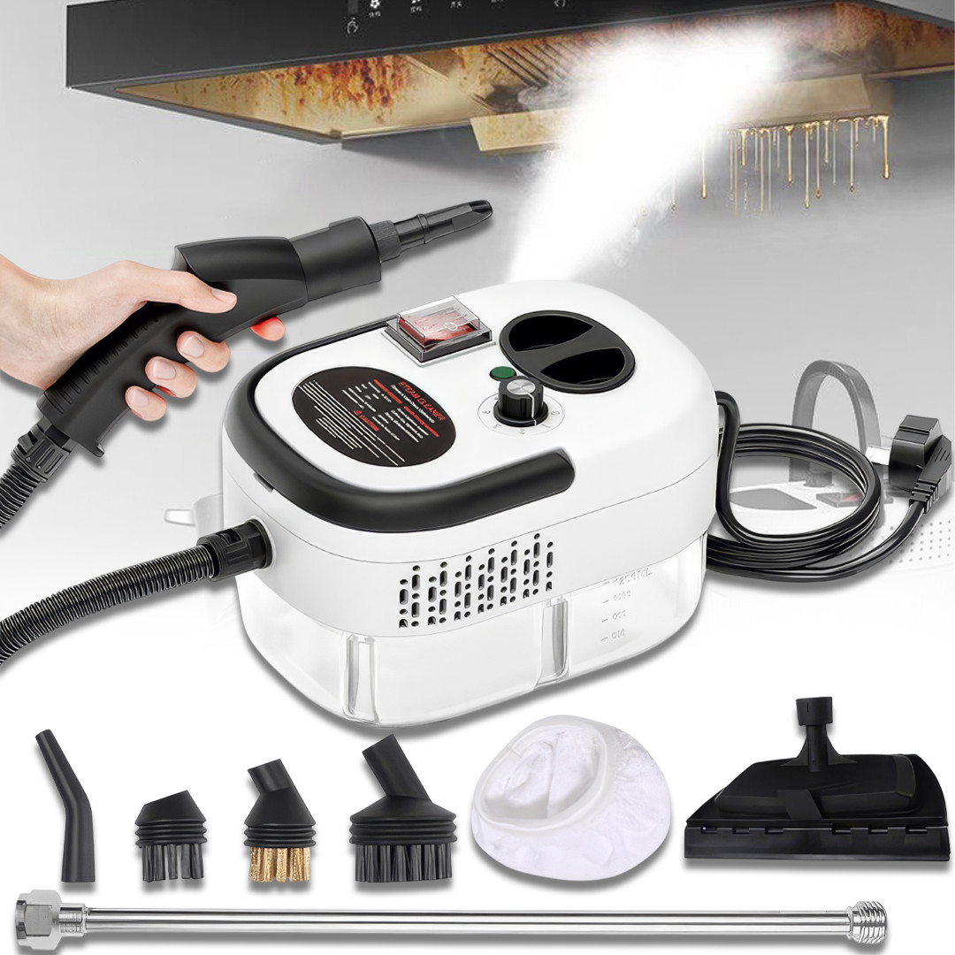 Електричний пароочисник високого тиску з насадками RD-1811 2500Вт 1200мл, фото 1