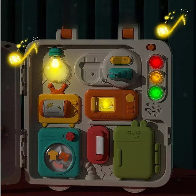 Бізіборд для сенсорного розвитку