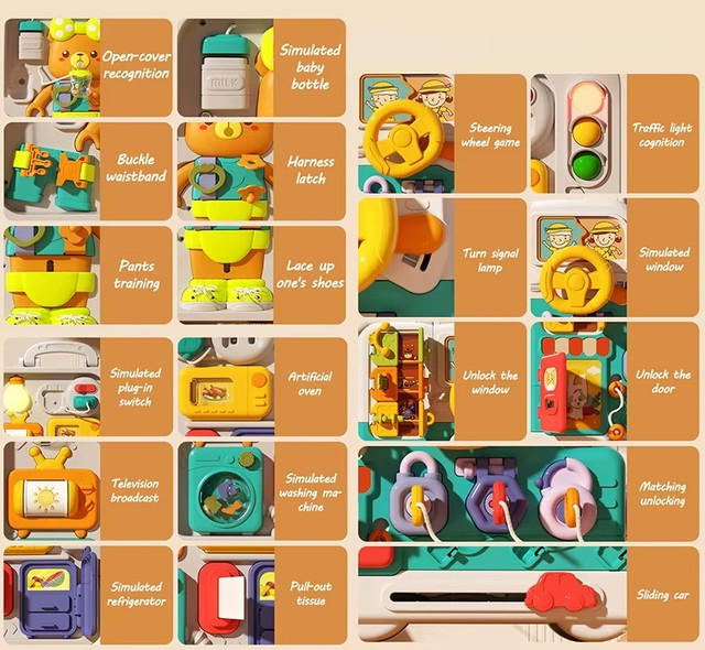 Дитячий ігровий центр бізіборд