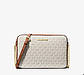 Жіноча сумка Michael Kors Jet Set Large Printed Logo Crossbody Bag (ваніль) ОРИГІНАЛ, фото 2