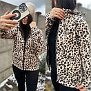 Жіноча тепла кофта на блискавці в спортивному стилі з капюшоном (р. 42-52) 52sv3421, фото 10