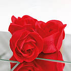 Подарунковий набір Ведмедик з мильними трояндами + Подарунок Кулон з ланцюжком і проекцією / Подарунок дівчині, фото 3