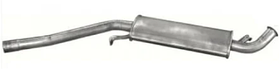 Резонатор Audi 100 82-91 Polmostrow середній (1.8 / 2.0 / 2.0D / 2.4D)