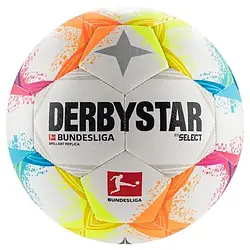 М'яч футбольний SELECT DERBYSTAR BUNDESLIGA 2022 BRILLANT REPLICA розмір 5