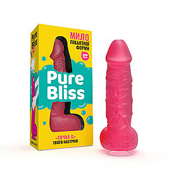 Мило член з присоскою Pure Bliss MINI 15 см червоний