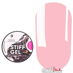 Гель-желе для нарощування нігтів Saga Professional Stiff Gel №6 Barbie, Рожевий 13 мл