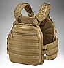 Плитоноска VELMET бронежилет (чохол) / тактичне спорядження PLATE CARRIER PERUN 4-25 RB (coyote), фото 3