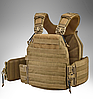 Плитоноска VELMET бронежилет (чохол) / тактичне спорядження PLATE CARRIER PERUN 4-25 RB (coyote), фото 4