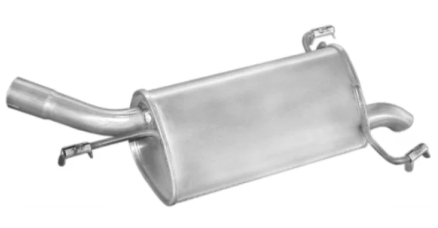 Глушник Opel Corsa C 01-03 Polmostrow задній HB (1.7 D), фото 1