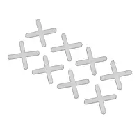 Хрестики 3,0 мм для кладання плитки 250 шт Sparta 880725