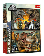 Пазли Доісторичний світ. Jurassic Wotld. Світ Юрського періоду (2х200 ел.) 13316 (Trefl)