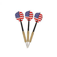 Дротики для дартсу NE-DRT-12, 3 шт, метал, ПВХ