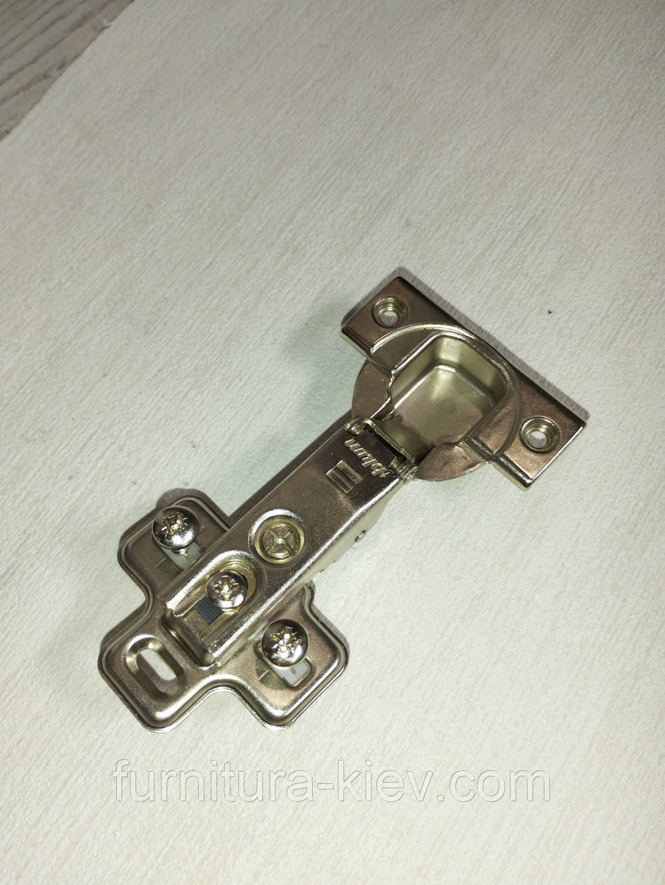 Петля Blum накладна MODUL для холодильника 95° стандартна (з монтажною планкою), фото 1