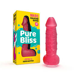 Мило член з присоскою Pure Bliss Big – 18 см червоний