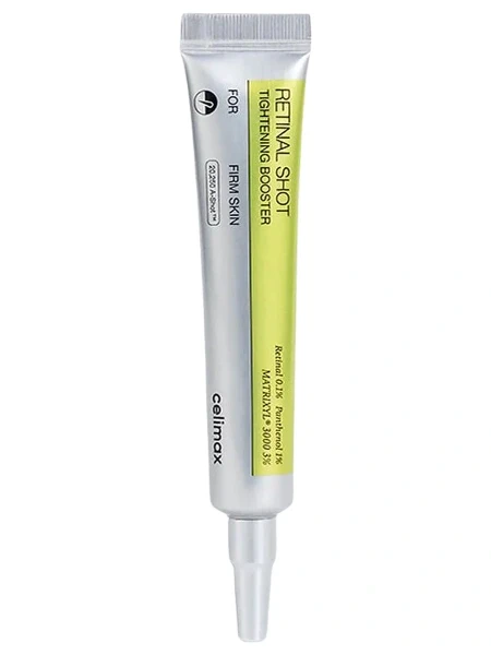 Крем-бустер зі спікулами від зморшок і розширених пір Celimax Vita-A Retinal Shot Tightening Booster 15 мл