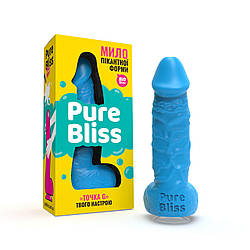 Мило член з присоскою Pure Bliss Big – 18 см голубий