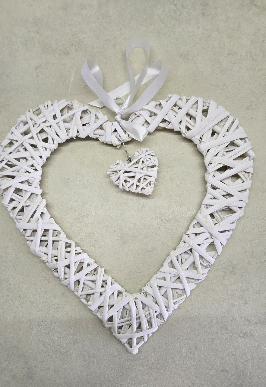 Серце з лози 35×35см, фото 1