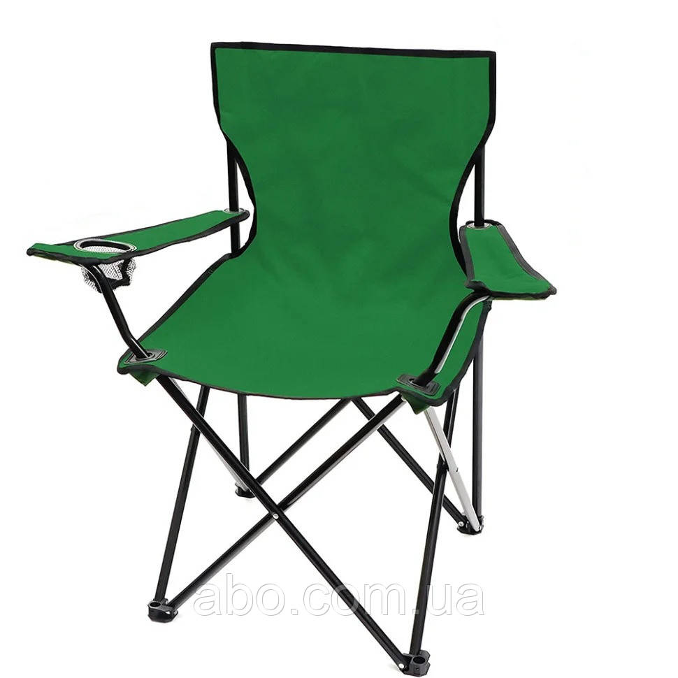 Стілець розкладний великий Mountain Outdoor 1101-7977-G, з підлокітниками