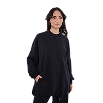 Костюм тринитка Oversize з палаццо, Темно-синій (розмір S/M, L/XL), фото 5