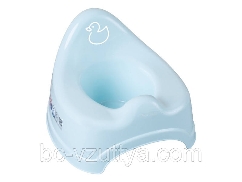 Горщик дитячий з музикою DUCK light blue, фото 1