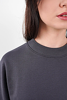 Костюм тринитка Oversize з палаццо, Графіт (розмір S/M, L/XL), фото 6