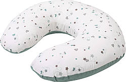 Подушка Bubaba by FreeON GREEN STARS 70х60 см, white - green