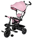 Триколісний дитячий велосипед Free2Move Sport Black Pink, фото 3