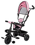 Триколісний дитячий велосипед Free2Move Sport Black Pink, фото 4