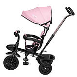 Триколісний дитячий велосипед Free2Move Sport Black Pink, фото 6