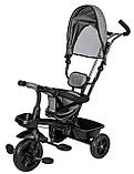 Триколісний дитячий велосипед Free2Move Sport Black Grey, фото 4