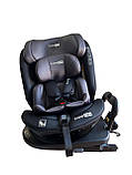 Автокрісло FreeON Epic, поворотність 360°, iSize 40-150 см, dark grey, фото 3