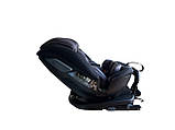 Автокрісло FreeON Epic, поворотність 360°, iSize 40-150 см, dark grey, фото 5