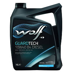 Моторне мастило Wolf GUARDTECH 10W40 B4 DIESEL 4л