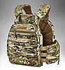 Плитоноска VELMET бронежилет (чохол) / тактичне спорядження PLATE CARRIER PERUN 4-25 RB (MTP), фото 3