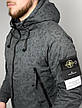 Чоловіча куртка Stone Island весна осінь демісезонна куртка Стон Айленд із капюшоном, фото 7