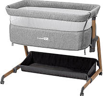 Ліжечко для дитини приставне FreeON Bliss, grey