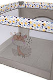Манеж для дитини FreeON Square Giraffe, grey, фото 3