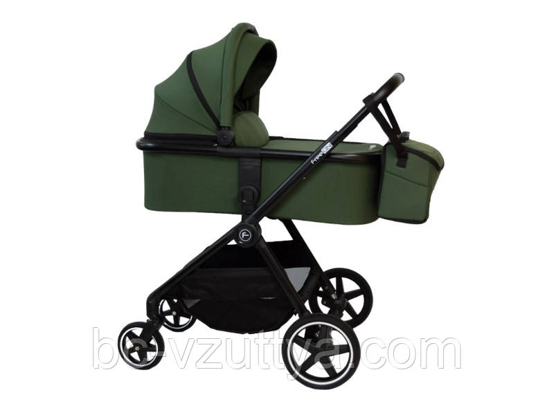Коляска для дитини універсальна 3 в 1 FreeON Zack, olive, фото 1