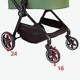 Коляска для дитини універсальна 3 в 1 FreeON Zack, olive, фото 4