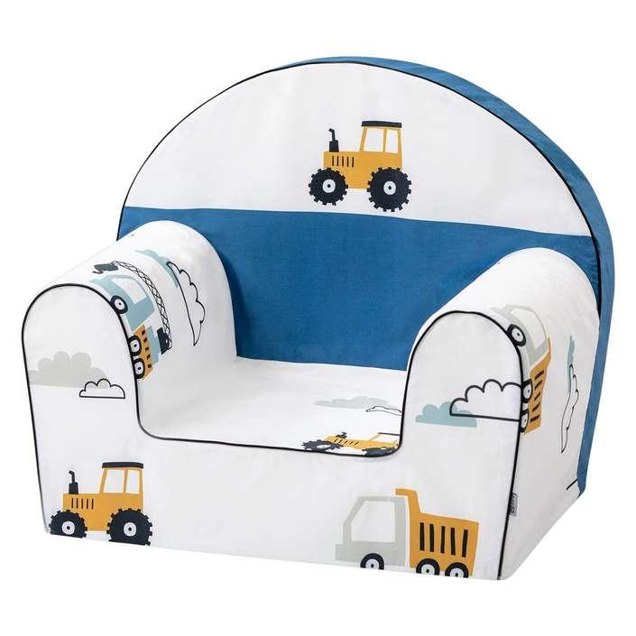 Крісло дитяче Bubaba by FreeON Happy Builders, white - blue, фото 1