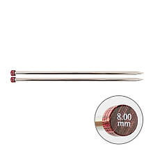 Спиці прямі 8.00mm-35cm Nova Metal KnitPro
