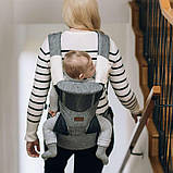 Сумка-кенгуру FreeON Easy Move 3 в 1, grey, фото 3