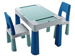 Комплект меблів TEGGI MULTIFUN+2 стільця turquoise navy grey