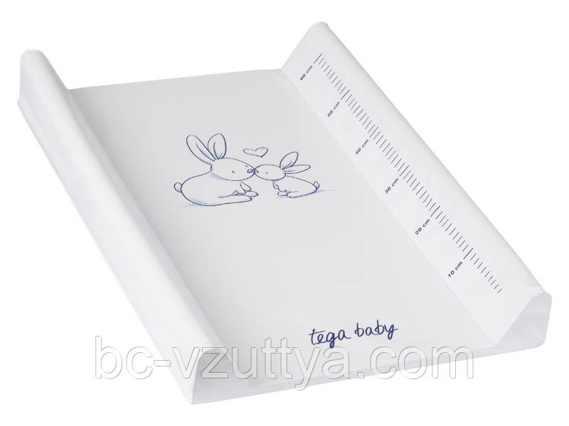 Килимок для пеленання Little Bunny 50x70 см white