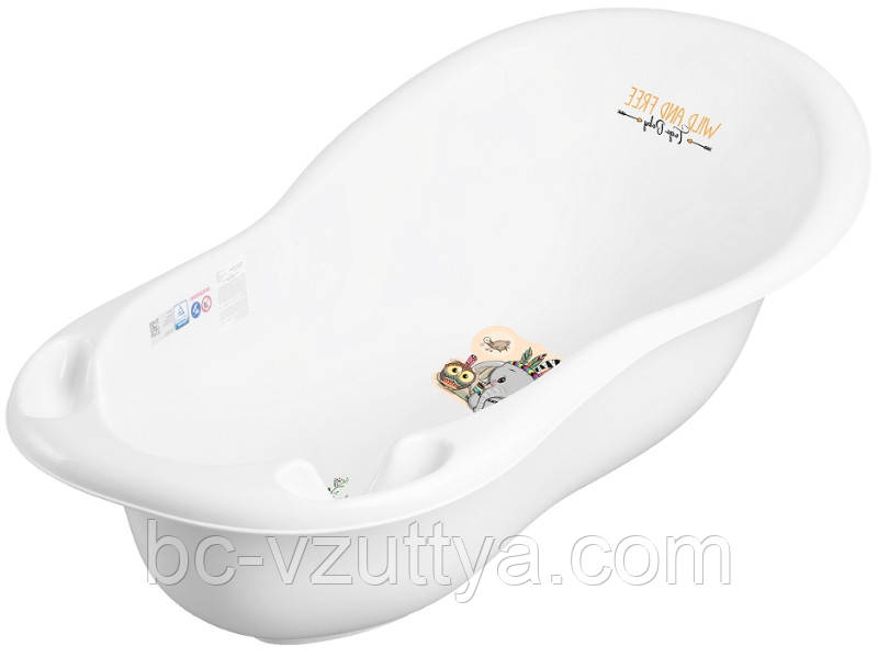 Ванна дитяча WILD&FREE LITTLE ELEPHANT 102 см white green