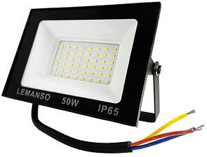 Світлодіодний прожектор, Lemanso 6500 K, 50 Вт., фото 1