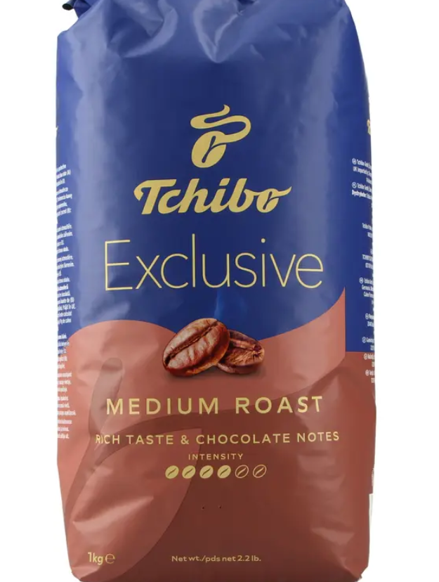 Кава в зернах Tchibo Exclusive 1кг